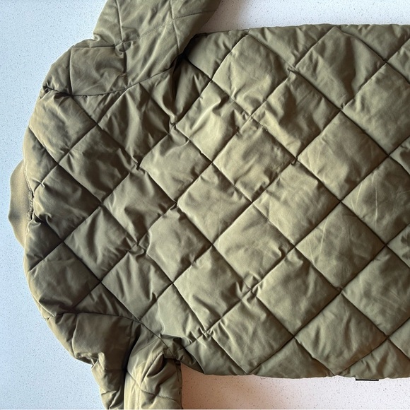Frank And Oak Quilted Jacket in Olive - size Small - Picture 7 of 8